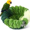 Admaison Velvet Bird Nest Cage Bed Green Pet Supplies-0