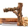LIMIO Bird Playground Stand Natural Wood Small Medium Birds-4
