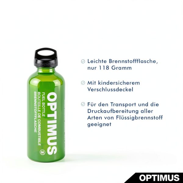 Optimus Fuel Bottle Reusable Stainless Steel 0.6L-1