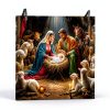 Qiyeyeye Outdoor Nativity Door Cover Weather Resistant-2