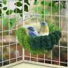 Admaison Velvet Bird Nest Cage Bed Green Pet Supplies-4