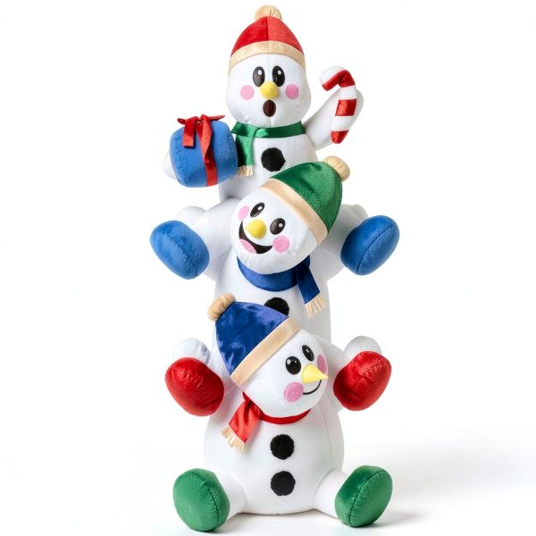 Joiedomi Snowman Inflatable Christmas Decor Polyester LED-8