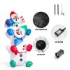 Joiedomi Snowman Inflatable Christmas Decor Polyester LED-5