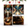 Qiyeyeye Outdoor Nativity Door Cover Weather Resistant-1