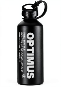 Optimus 0.6L Aluminum Fuel Bottle Black Trekking-0