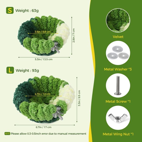 Admaison Velvet Bird Nest Cage Bed Green Pet Supplies-1
