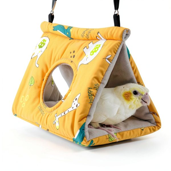 Rypet Bird Nest Cotton Hammock for Parrots Cockatoos-2