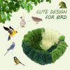Admaison Velvet Bird Nest Cage Bed Green Pet Supplies-5