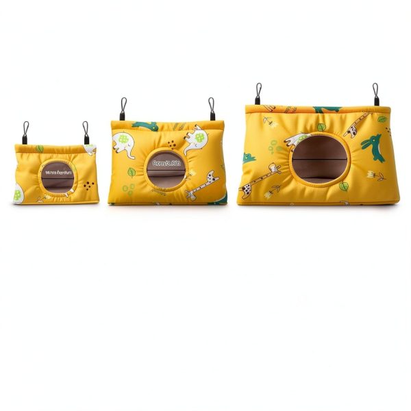 Rypet Bird Nest Cotton Hammock for Parrots Cockatoos-1