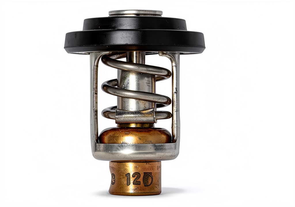 Sierra thermostat kit installed on a Yamaha outboard engine