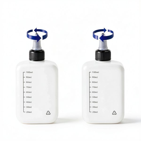wuernine Reusable Camping Bottle 120ml Plastic-3