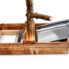 LIMIO Bird Playground Stand Natural Wood Small Medium Birds-1