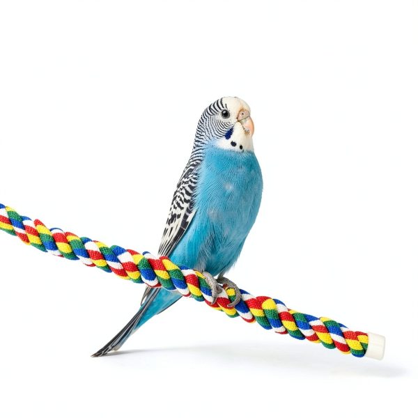 Yuntop Bird Rope Perch Cotton Soft Spiral Climbing Toy-1