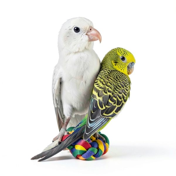 Yuntop Bird Rope Perch Cotton Soft Spiral Climbing Toy-2