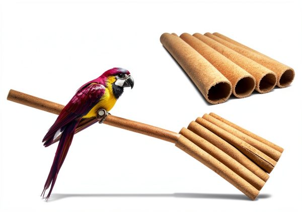 Birheatry Bird Perch Sand Cover 7.5in 3/8 Calcium Enrichment-5