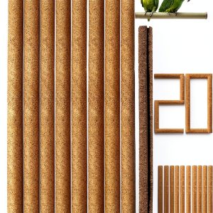 Birheatry Bird Perch Sand Cover 7.5in 3/8 Calcium Enrichment-0