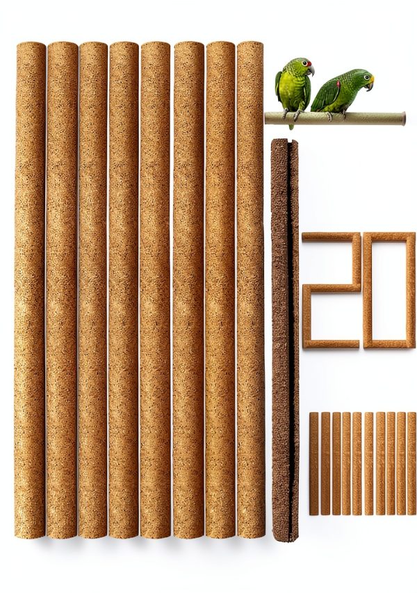 Birheatry Bird Perch Sand Cover 7.5in 3/8 Calcium Enrichment-0